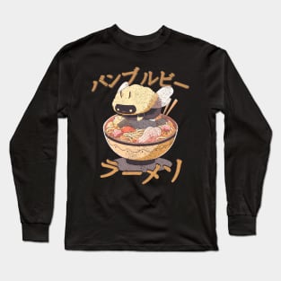 Kawaii - Bumble Bee Ramen - Japanese Long Sleeve T-Shirt